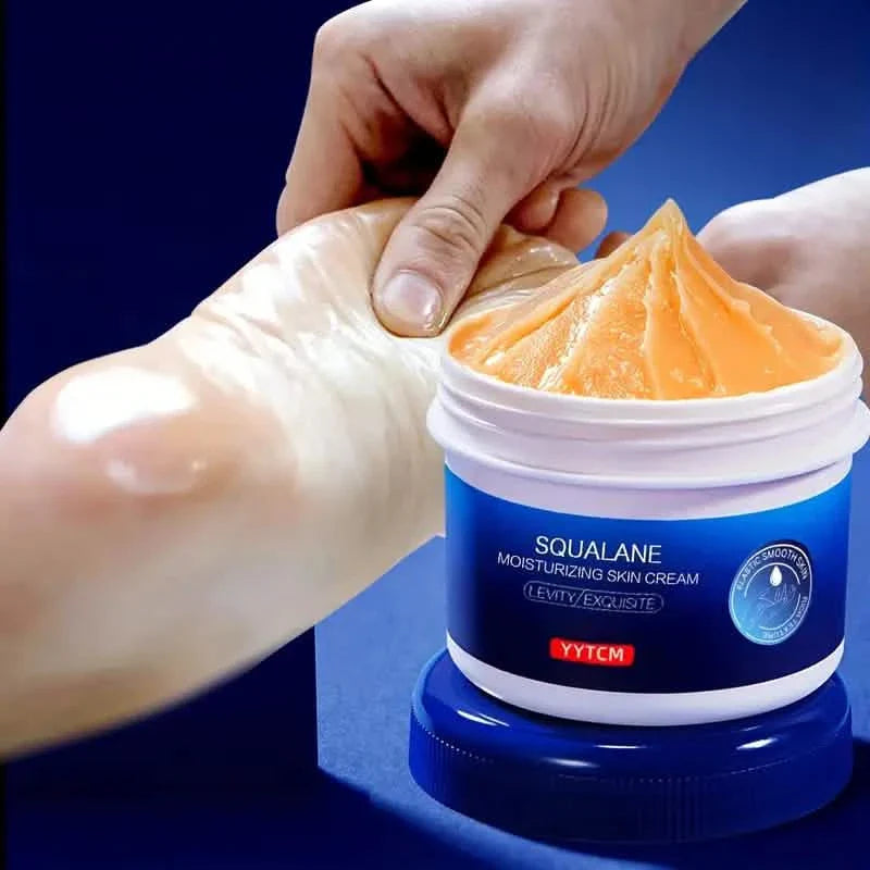 Crème hydratante au squalane pour les pieds et les mains secs et gercés