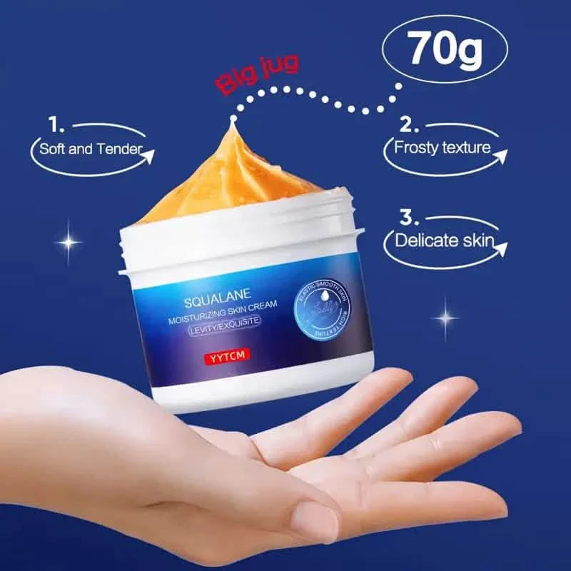 Crème hydratante au squalane pour les pieds et les mains secs et gercés