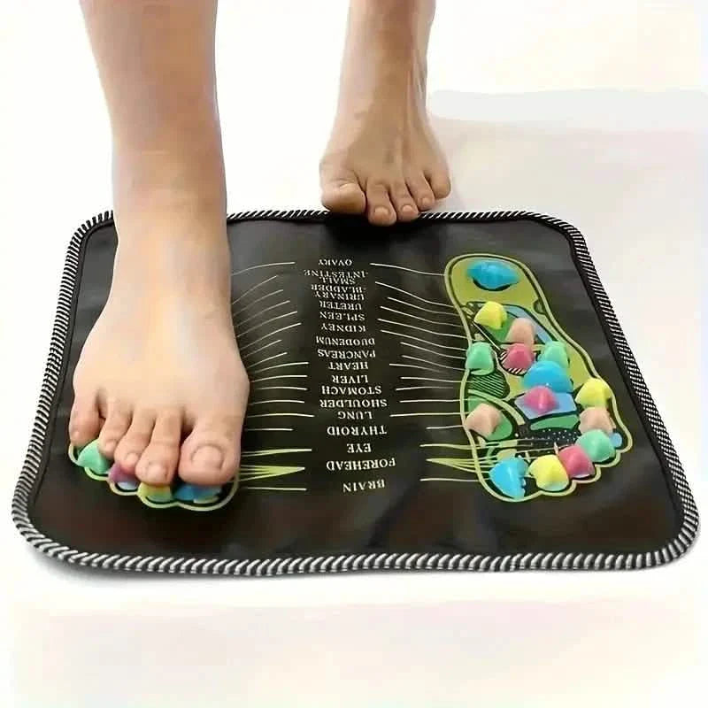 Tapis de massage carré pour les pieds
