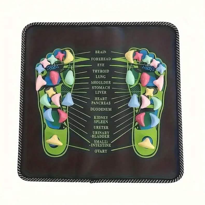 Tapis de massage carré pour les pieds