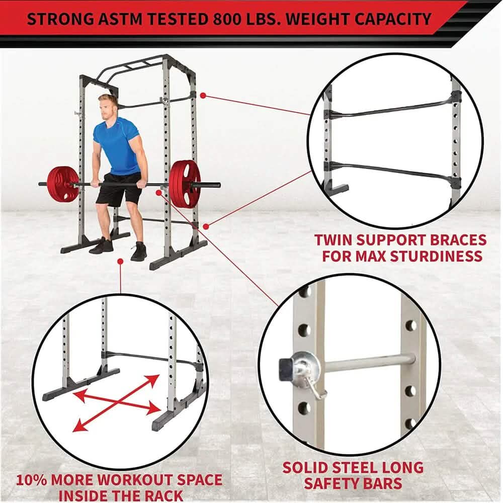 Squat Rack Strength Training Power Cage