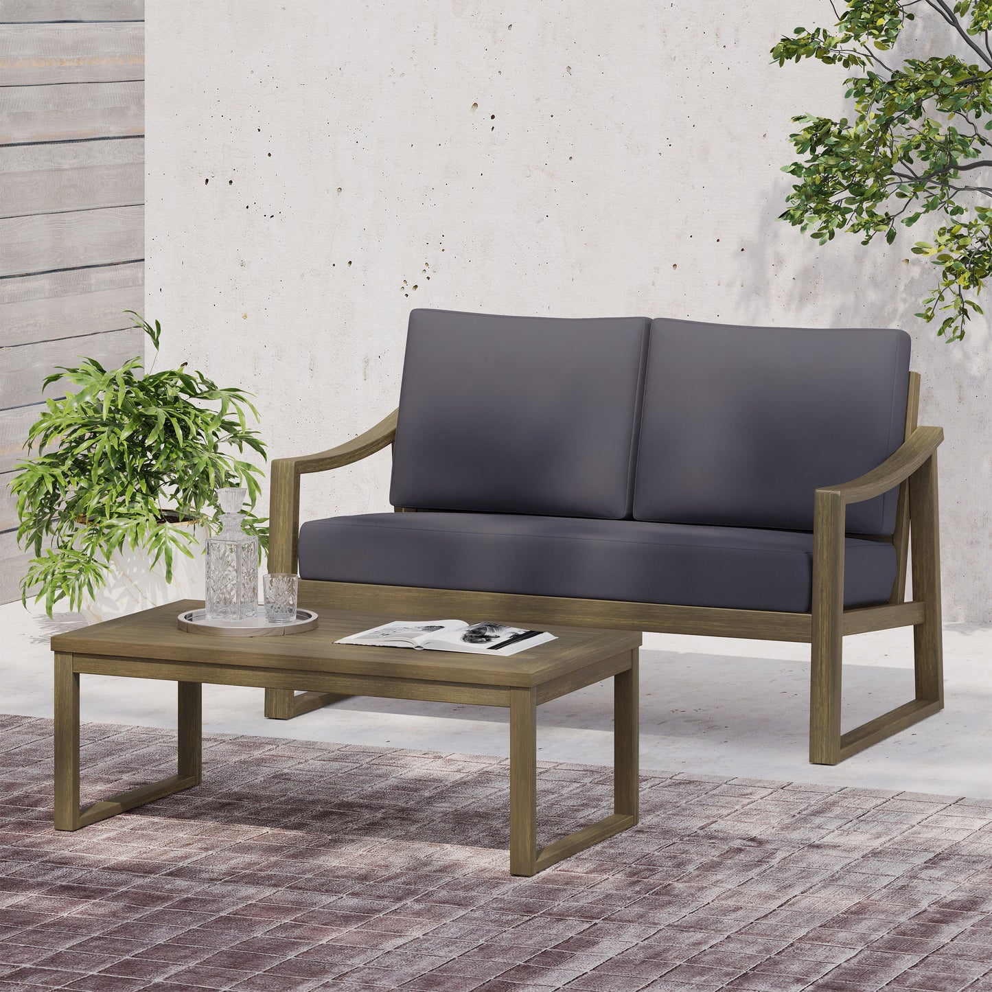 Samwell Coffee Table & Loveseat