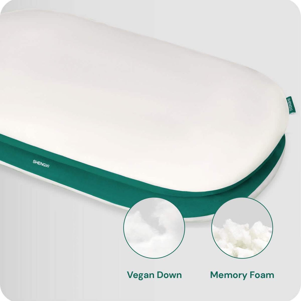 Stack Pillow with Dual Layers Balance, Adjustable Height, Suitable for All Sleeping Positions
