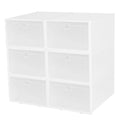 Stackable Shoe Storage Bin Transparent Dustproof