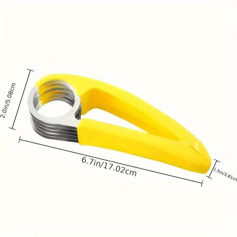 Trancheuse à bananes et concombres en acier inoxydable