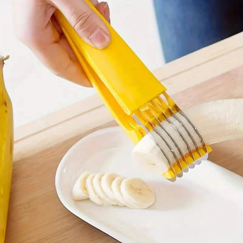 Trancheuse à bananes et concombres en acier inoxydable