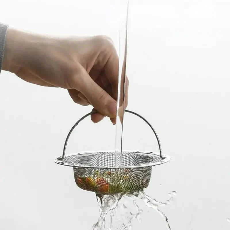 Bouchon de baignoire en acier inoxydable pour cheveux