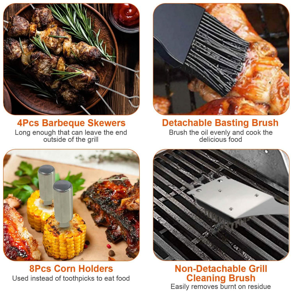 ステンレス製BBQグリルツールキット