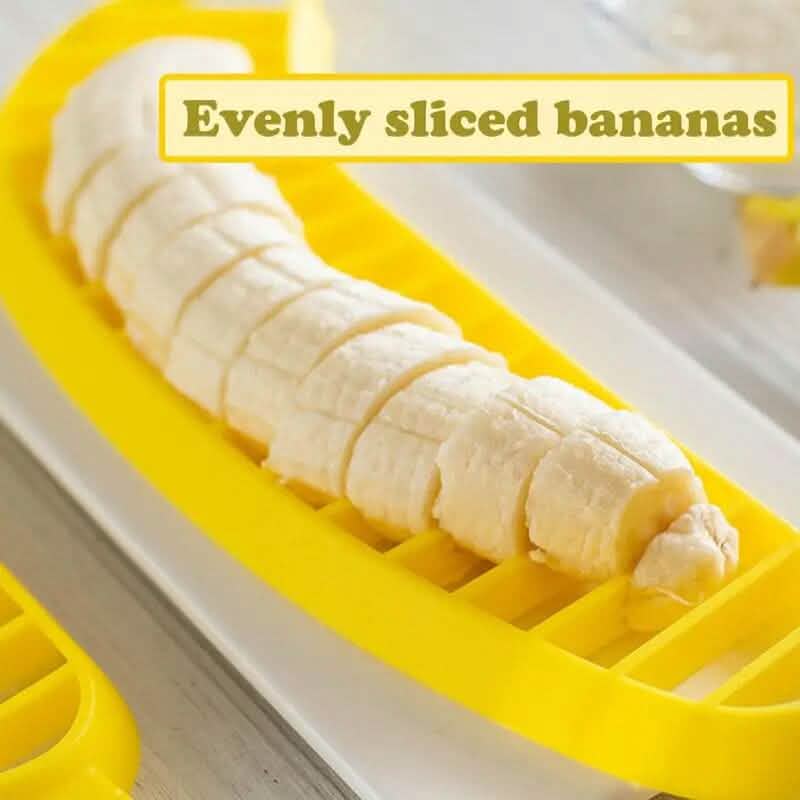 Stainless Steel Blade Banana Slicer