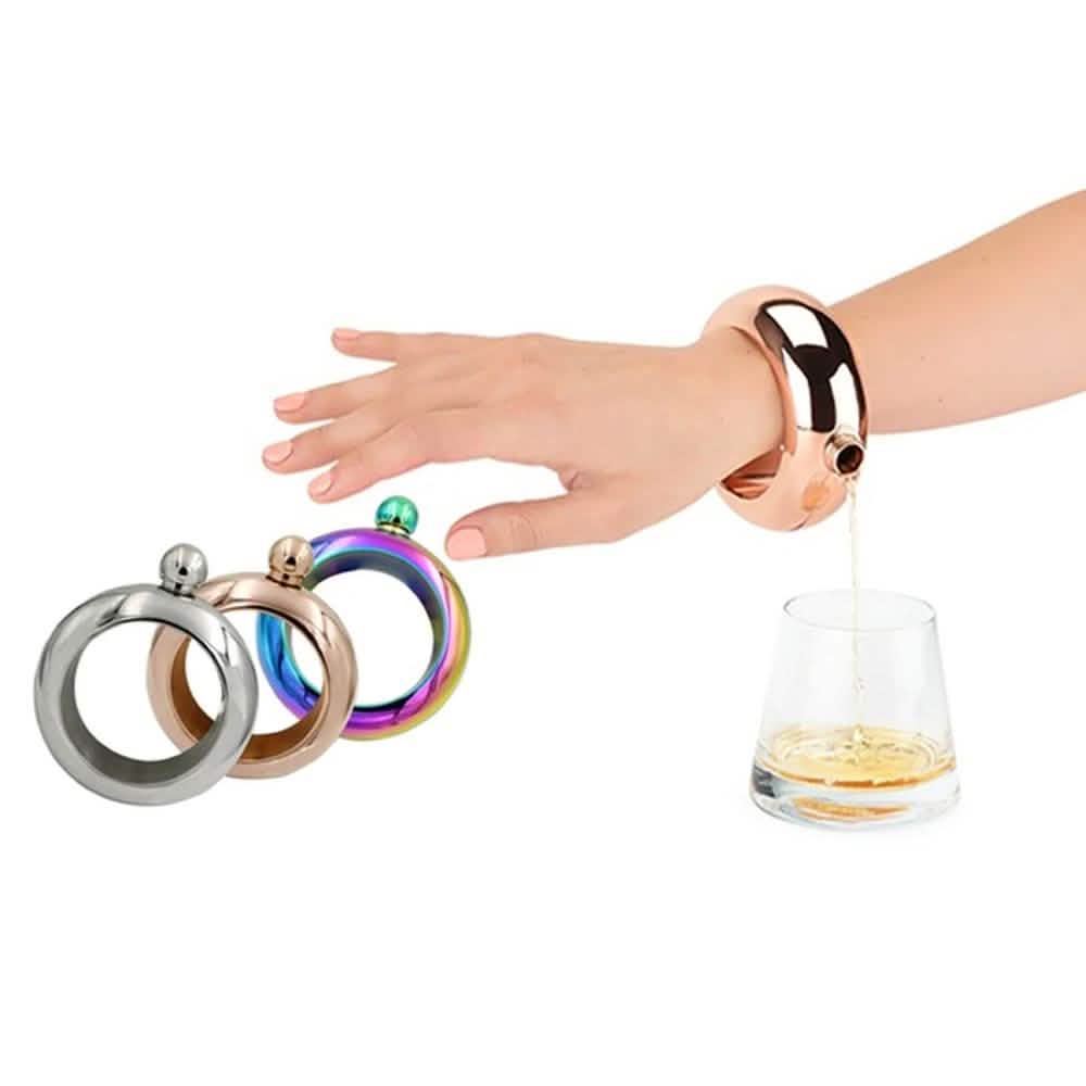 Gourde bracelet en acier inoxydable