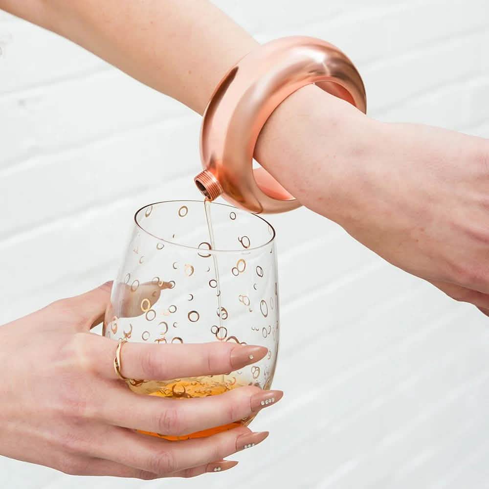 Gourde bracelet en acier inoxydable