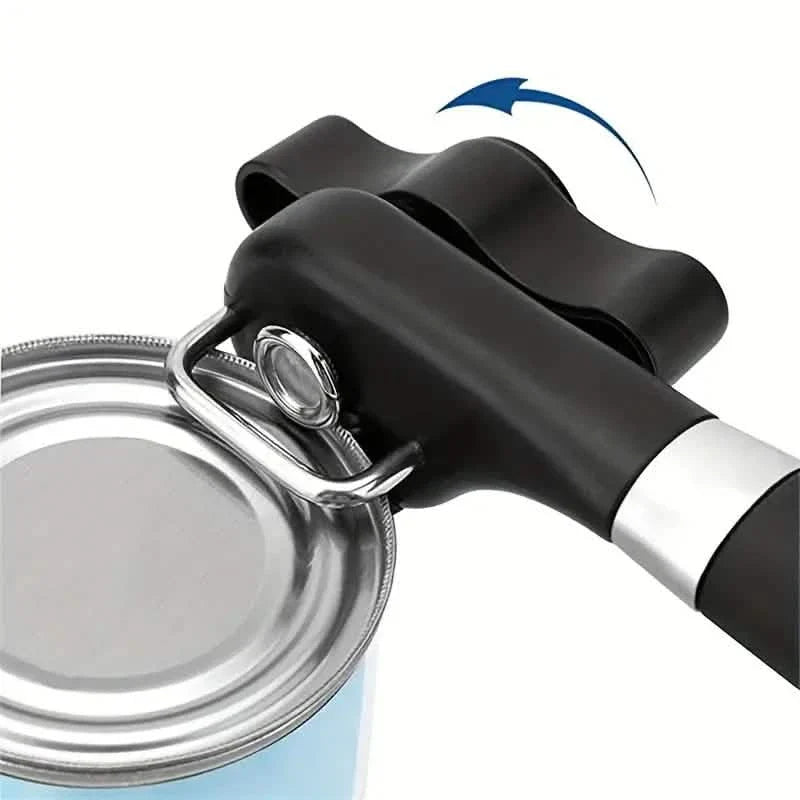 Ouvre-boîte en acier inoxydable - Gadget de cuisine multifonctionnel pour une mise en conserve sans effort