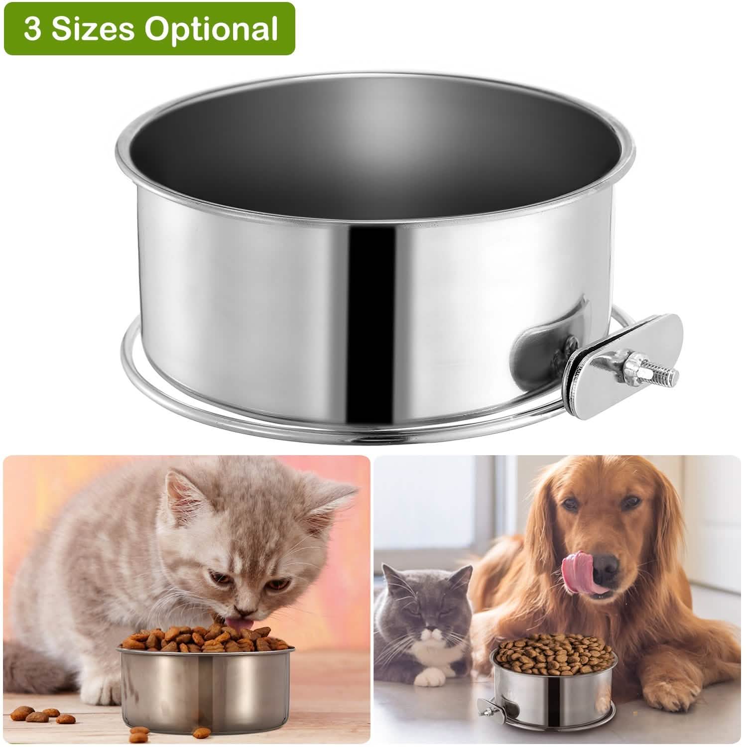 Gamelle pour chien en acier inoxydable