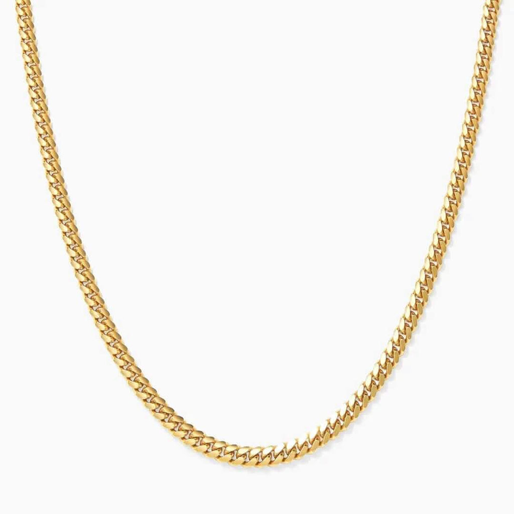 Stainless Steel Flat Snake Bone Chain Necklace