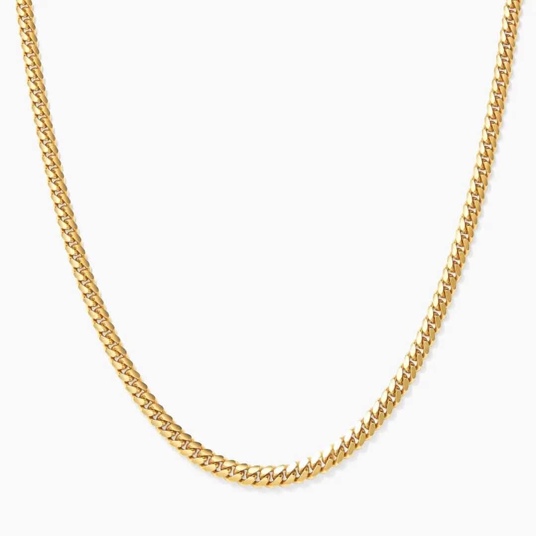Stainless Steel Flat Snake Bone Chain Necklace