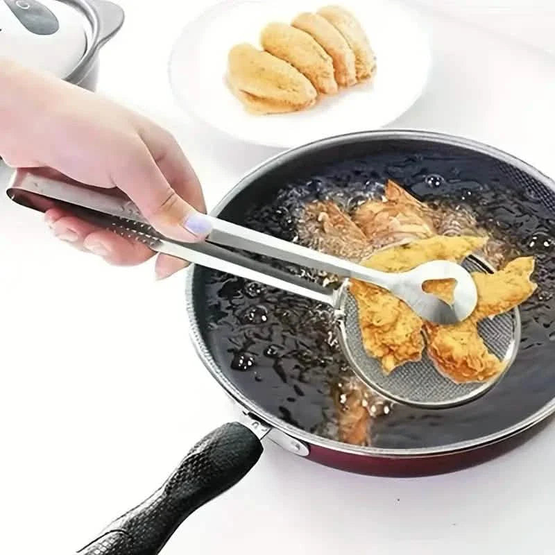 Pinces Égouttoir de Cuisine en Acier Inoxydable - Résistantes aux Hautes Températures