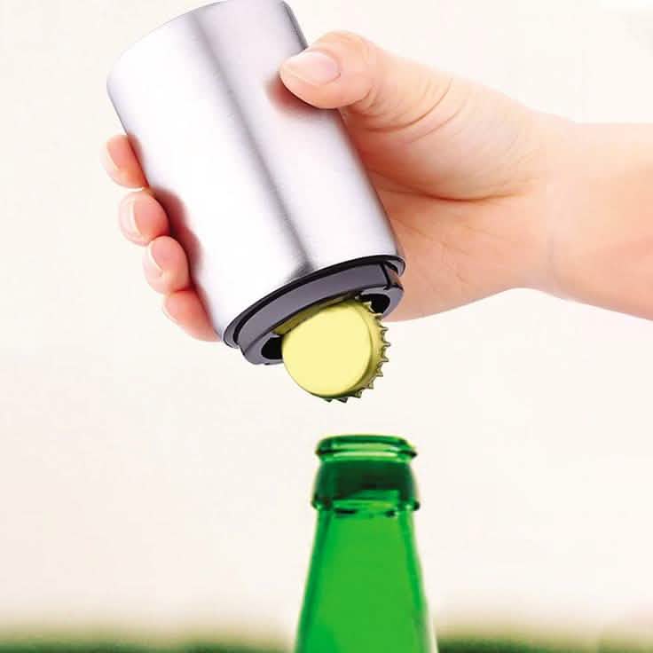 Ouvre-bouteille magnétique en acier inoxydable