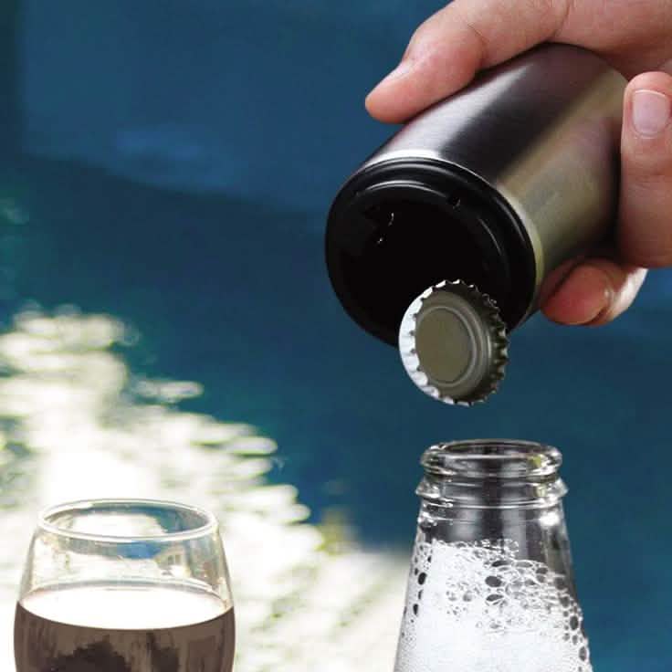 Ouvre-bouteille magnétique en acier inoxydable