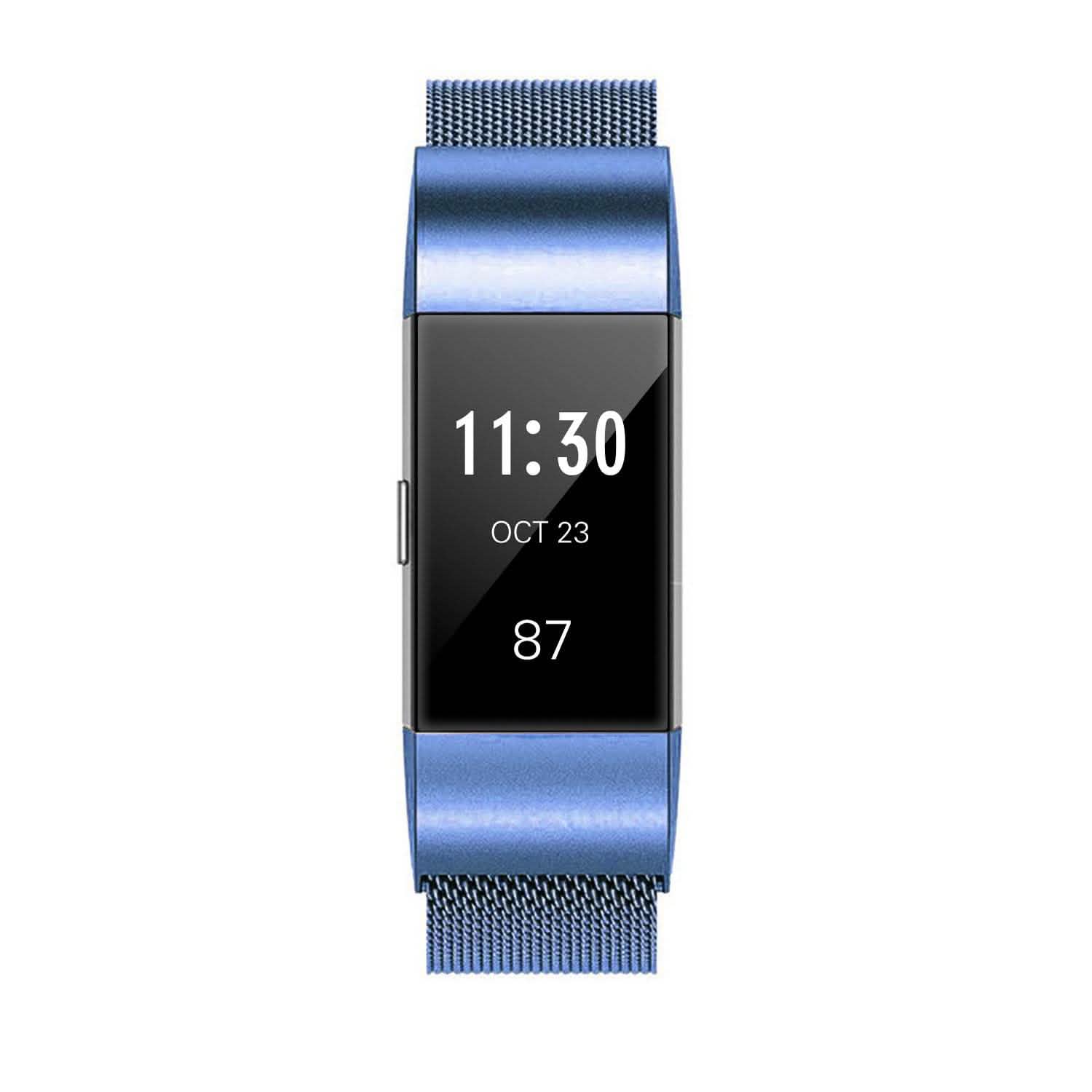 Stainless Steel Mesh Milanese Loop Band for Fitbit Charge 2