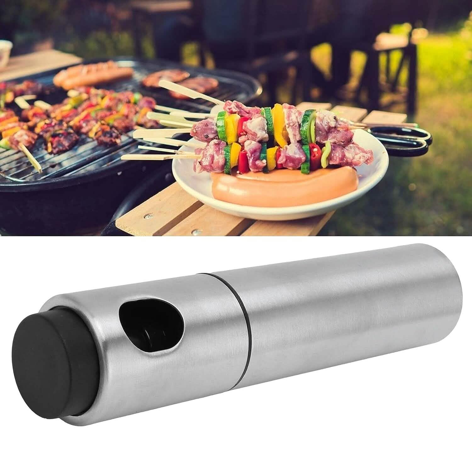 Stainless Steel Sprayer Dispenser, Dressing Spray Grilling Olive Oil