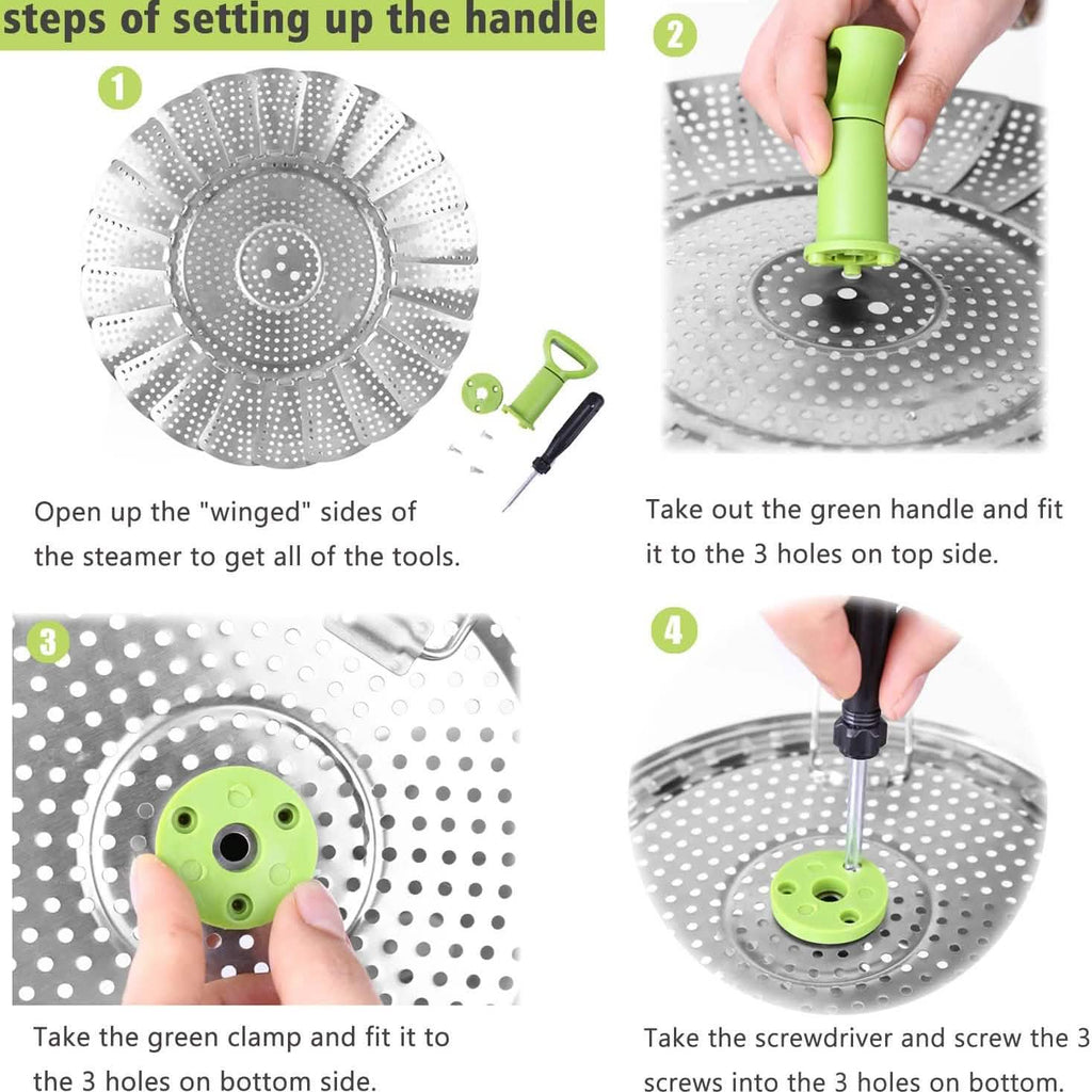 Stainless Steel Vegetable Steamer Basket