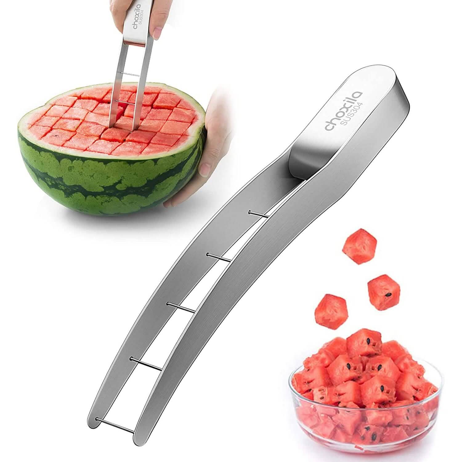 Stainless Steel Watermelon Cube Cutter