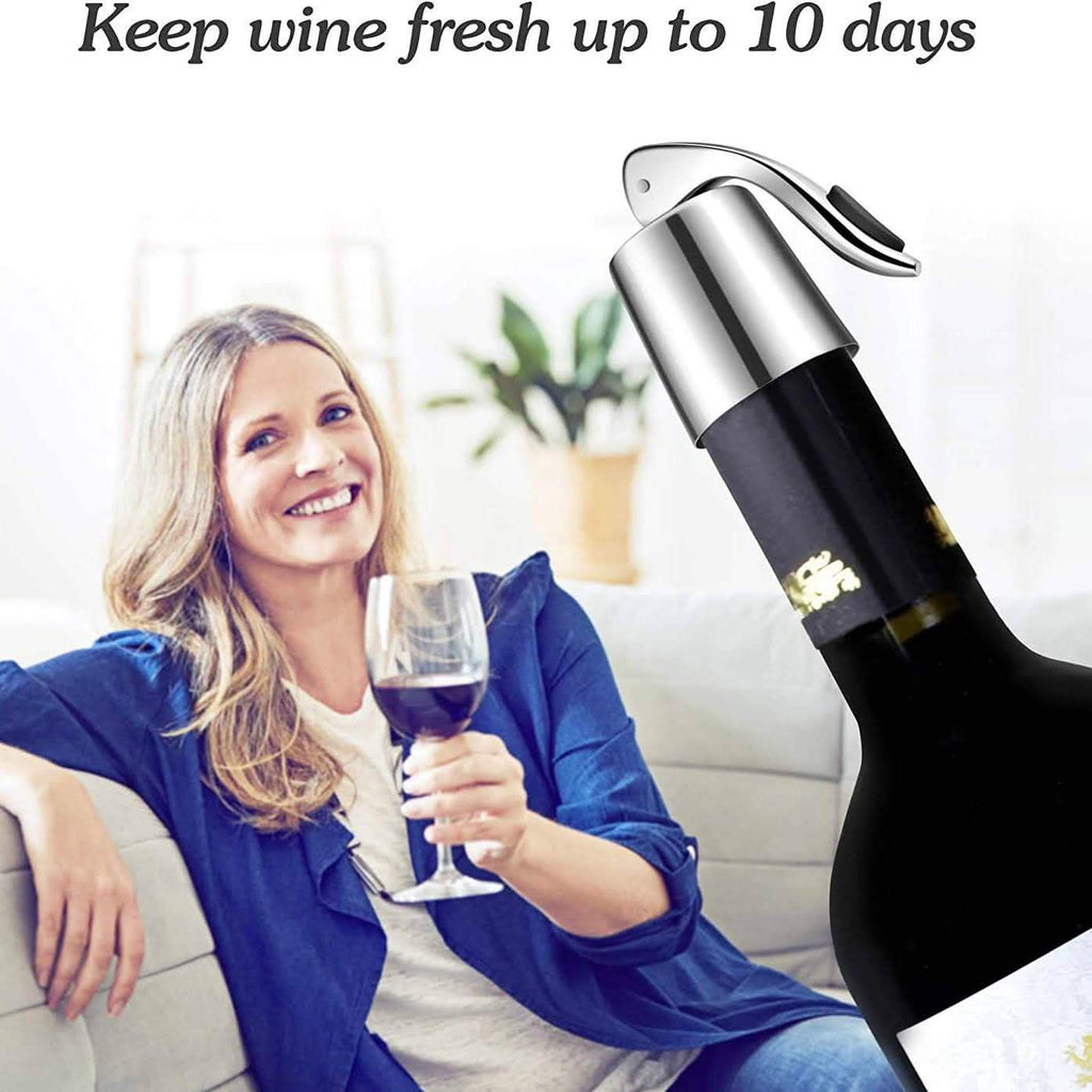 Bouchon de bouteille de vin en acier inoxydable