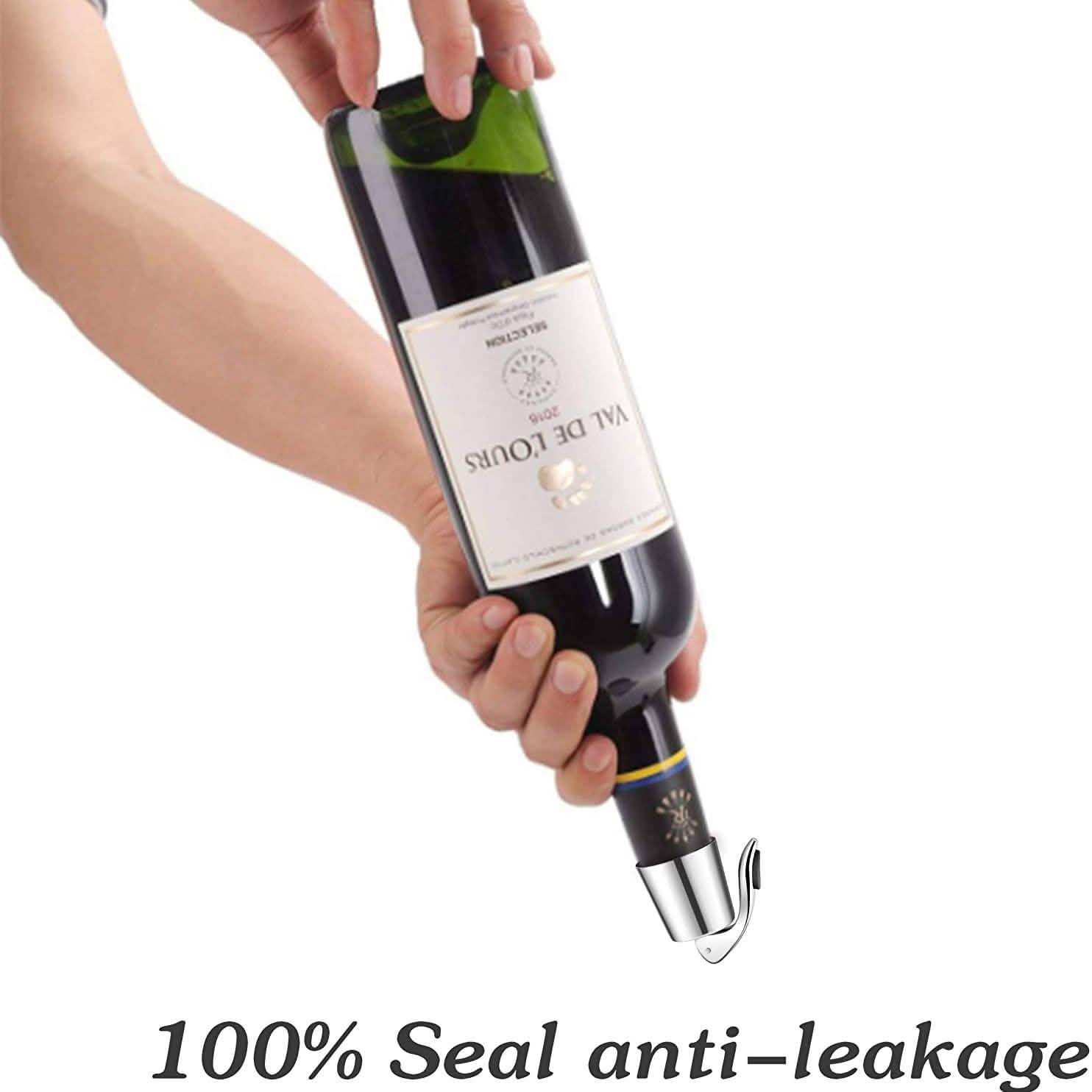 Bouchon de bouteille de vin en acier inoxydable
