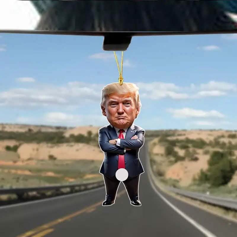 Standing Trump Acrylic Ornament Christmas Tree Hanging Decor