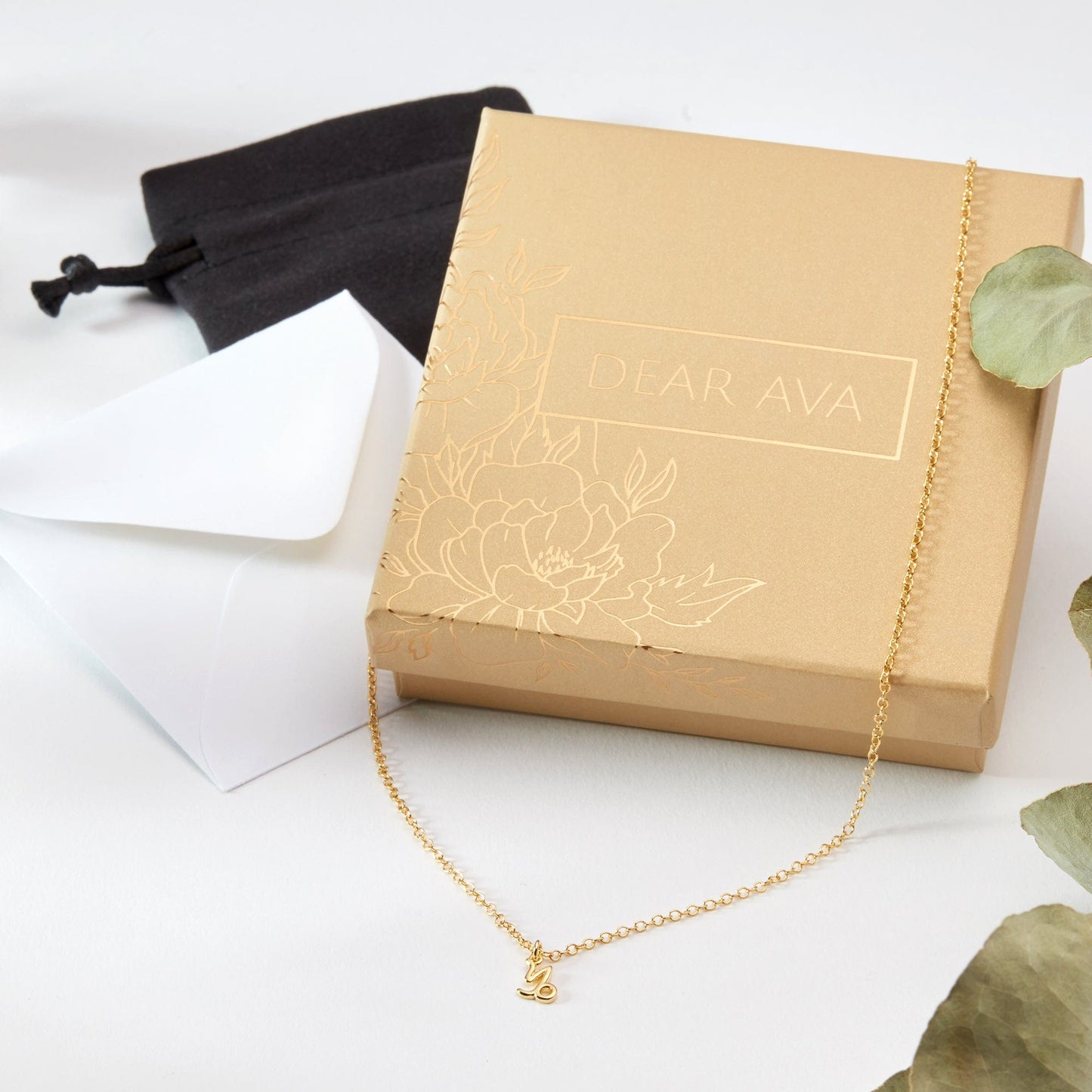 Starry Night Capricorn Zodiac Necklace