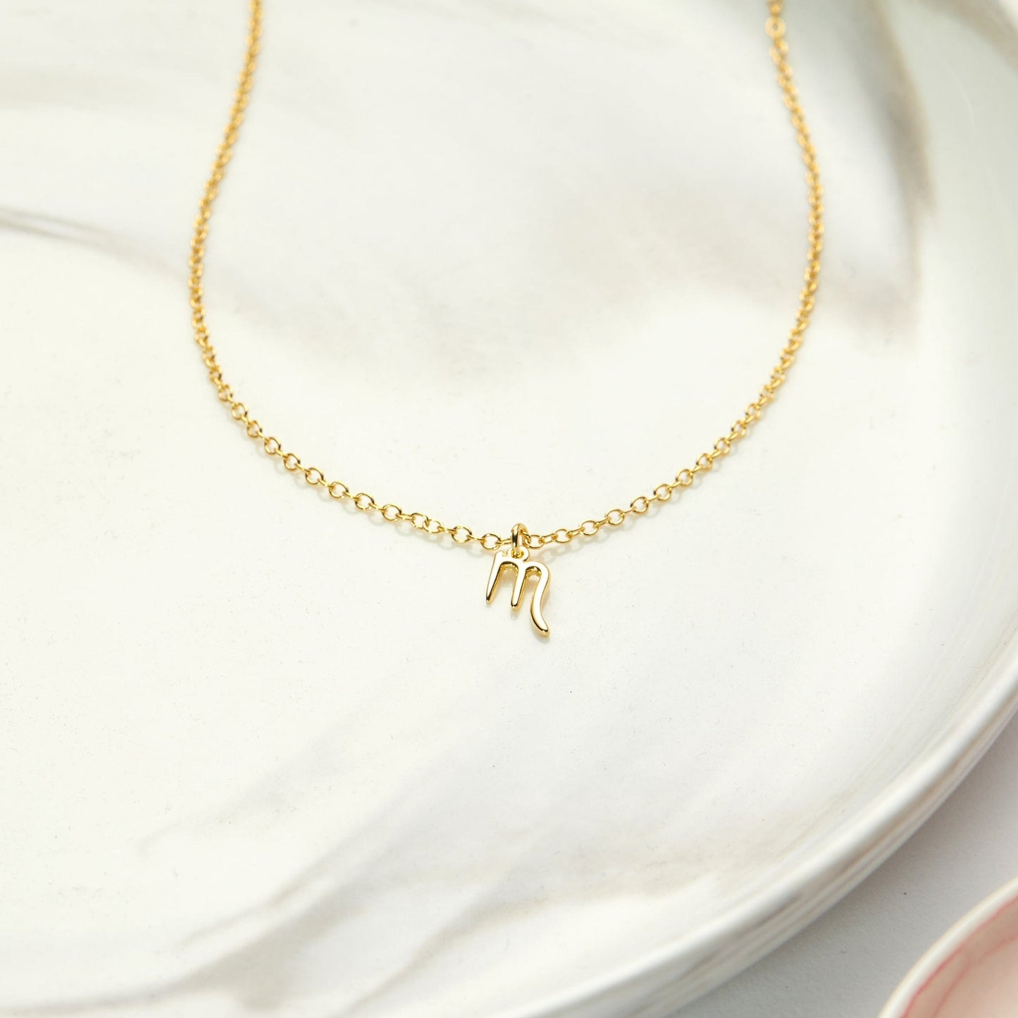 Starry Night Scorpio Zodiac Necklace