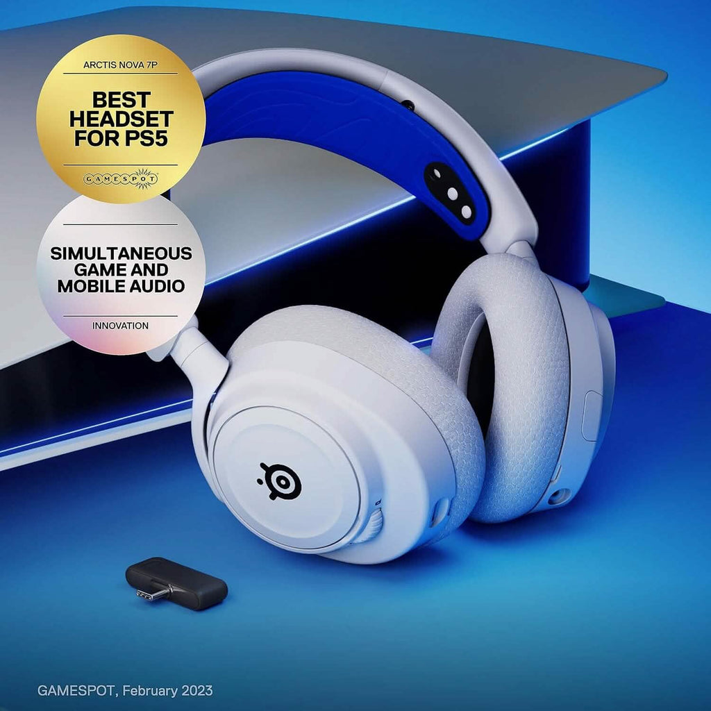 SteelSeries Arctis Nova 7P Wireless Multi-System Gaming & Mobile Headset  (Refurbished)