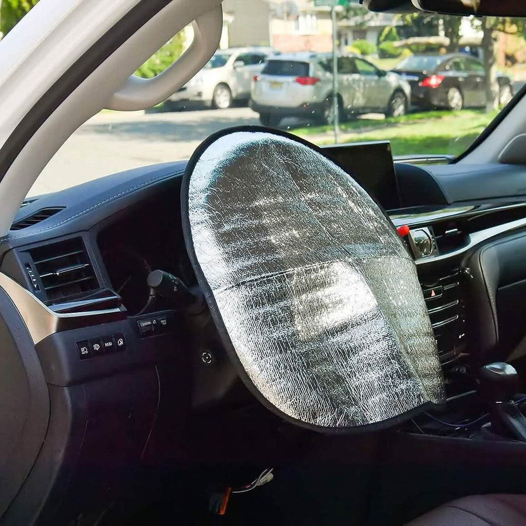 Steering Wheel Sun Protection Heat Reflective Cover Protector Cover