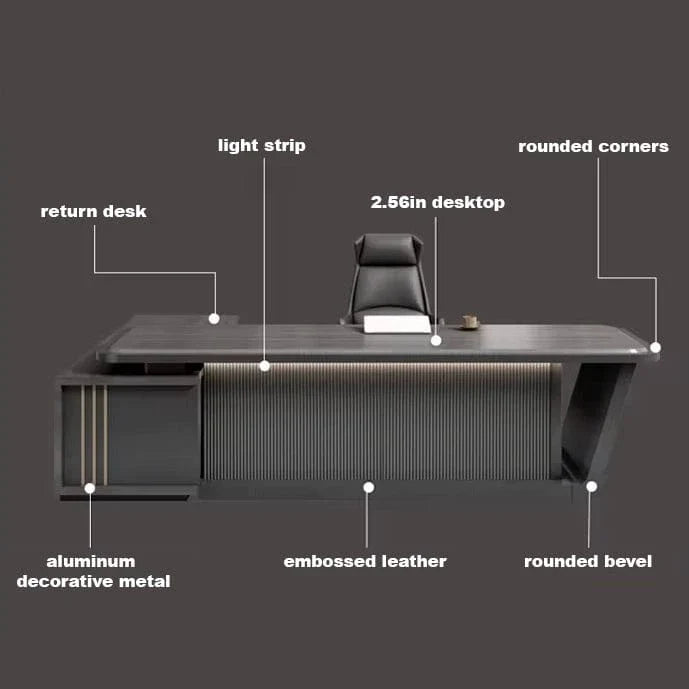Sterling · Modern Executive L-Shaped Desk