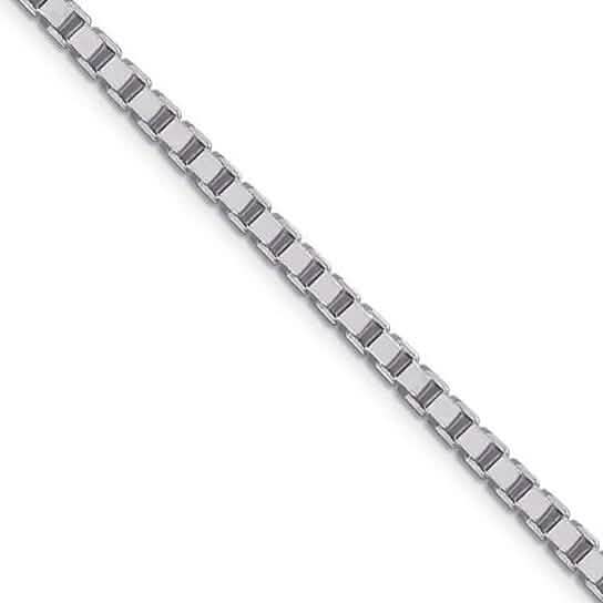 スターリングシルバー .8MM ユニセックス ボックスチェーン ネックレス