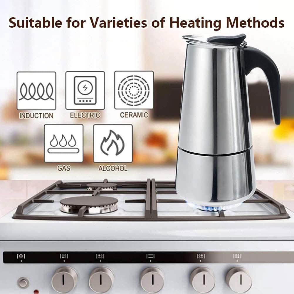 Stovetop Espresso & Moka Pot Italian Coffee Maker