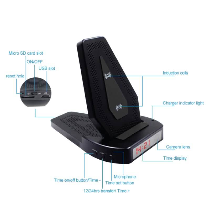 Streetwiseワイヤレス電話充電器 Wi-Fi DVR