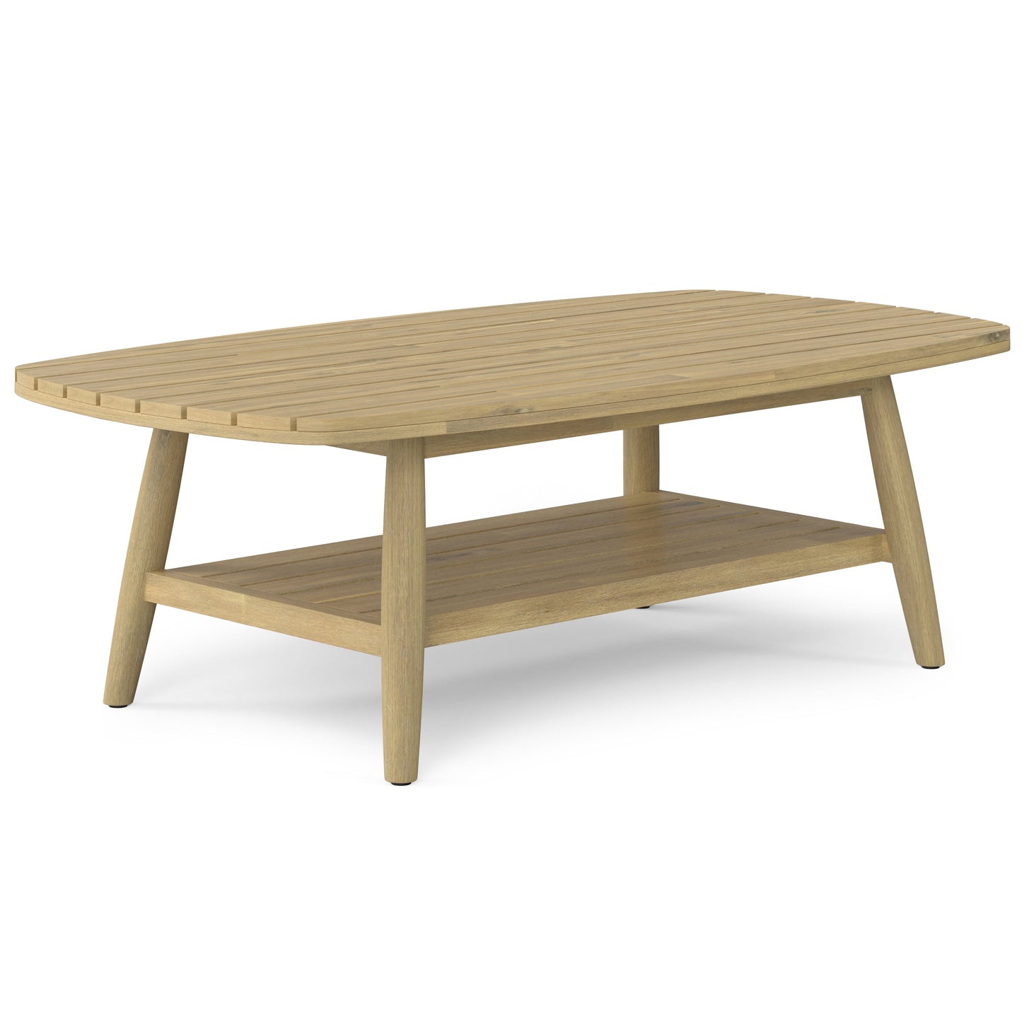 Bayshore Outdoor Coffee Table - Light Teak