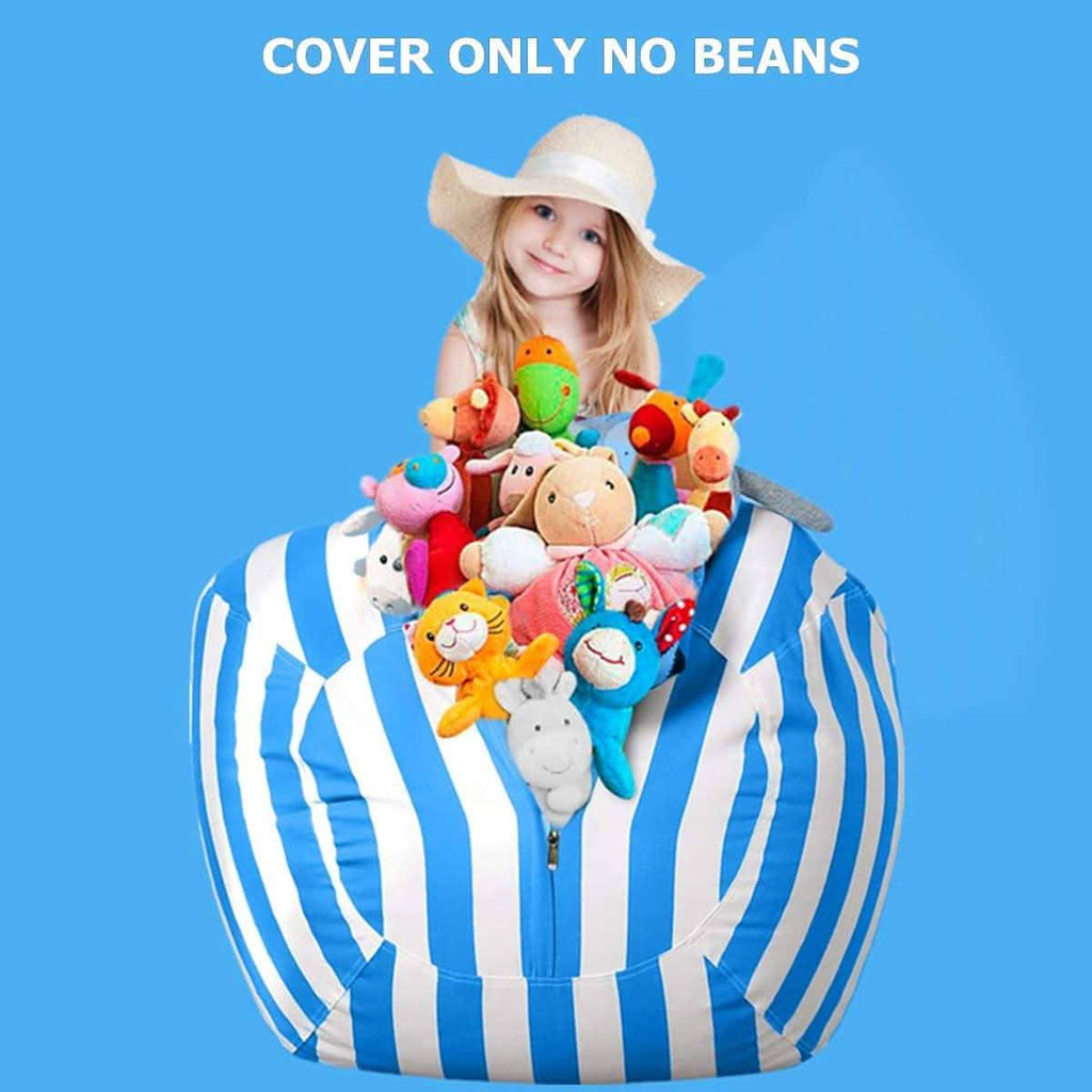 Stuffed Animal Storage Bean Bag Chair Cover