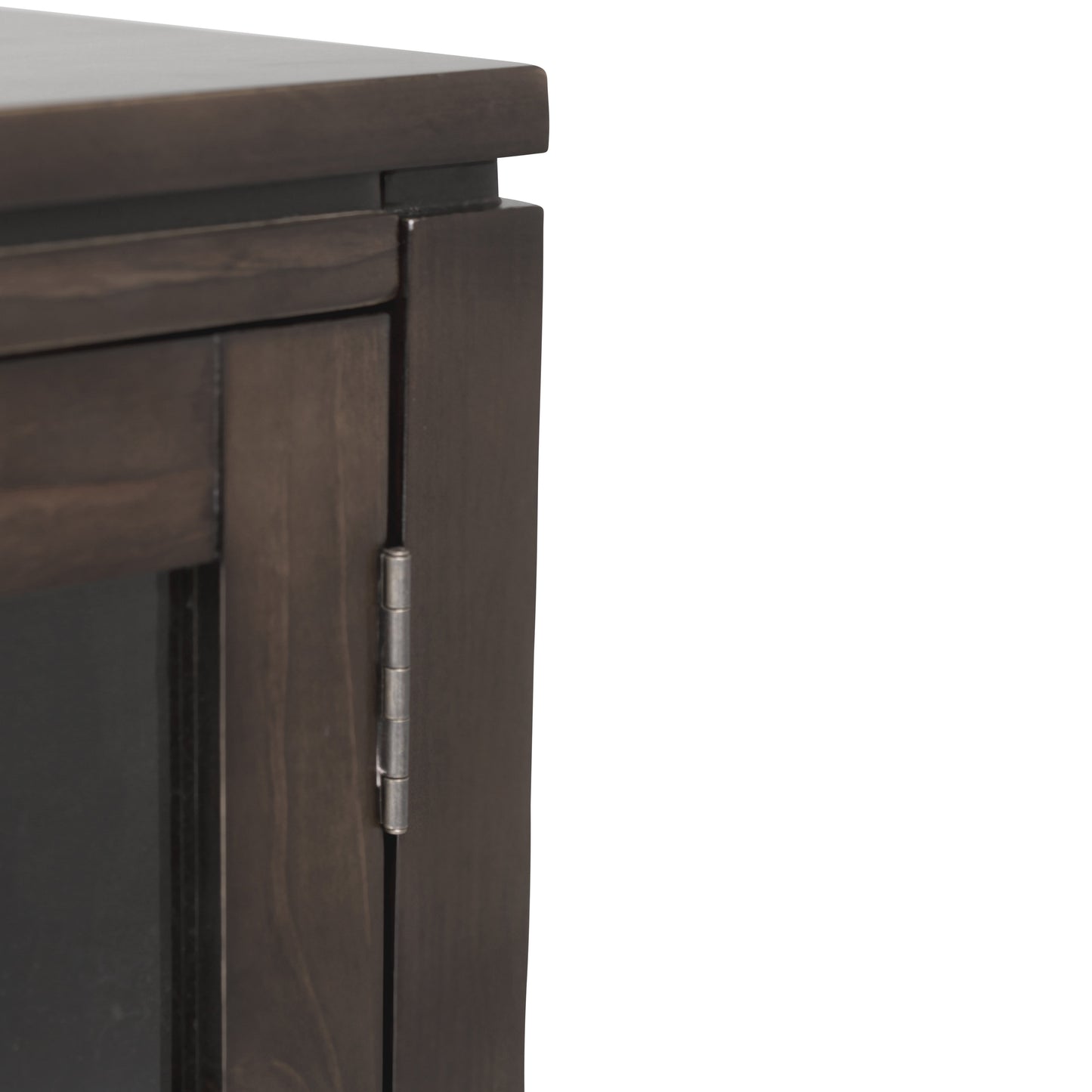 Cosmopolitan 72 Inch Wide Solid Wood TV Stand in Mahogany