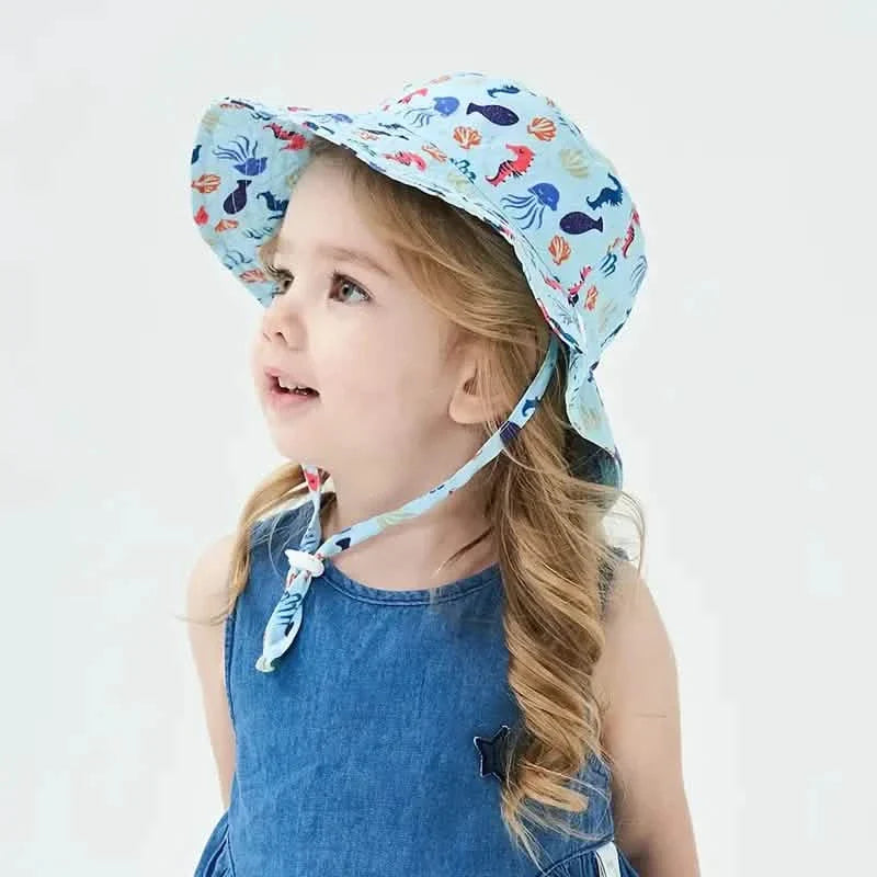 Casquette Bob Anti-UV pour Bébé