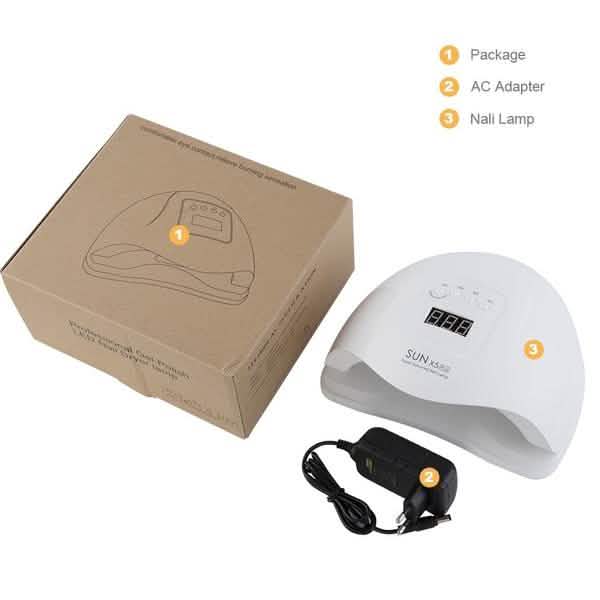 Lampe LED SUN X5 Plus 80W Sèche-ongles