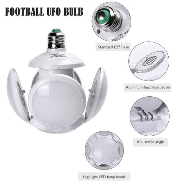 Ampoule OVNI Football Super Lumineuse 40W