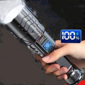 Super Bright Rechargeable Long Beam Flashlight