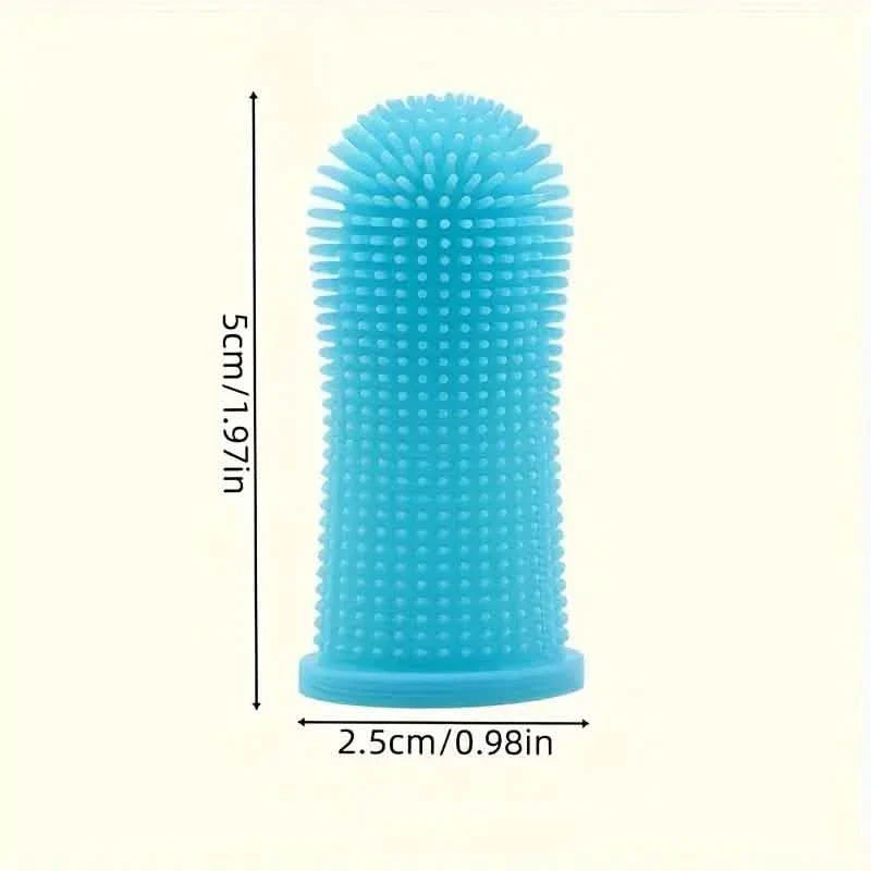 Super Soft Silicone Toothbrush for Dog or Cat's Teeth