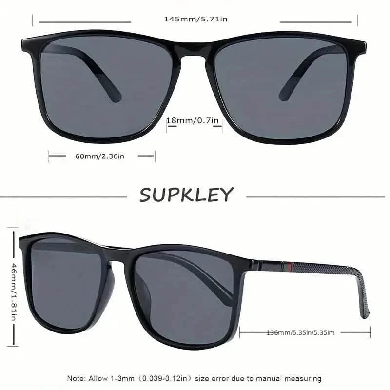 SUPKLEY メンズ用スポーツ偏光サングラス