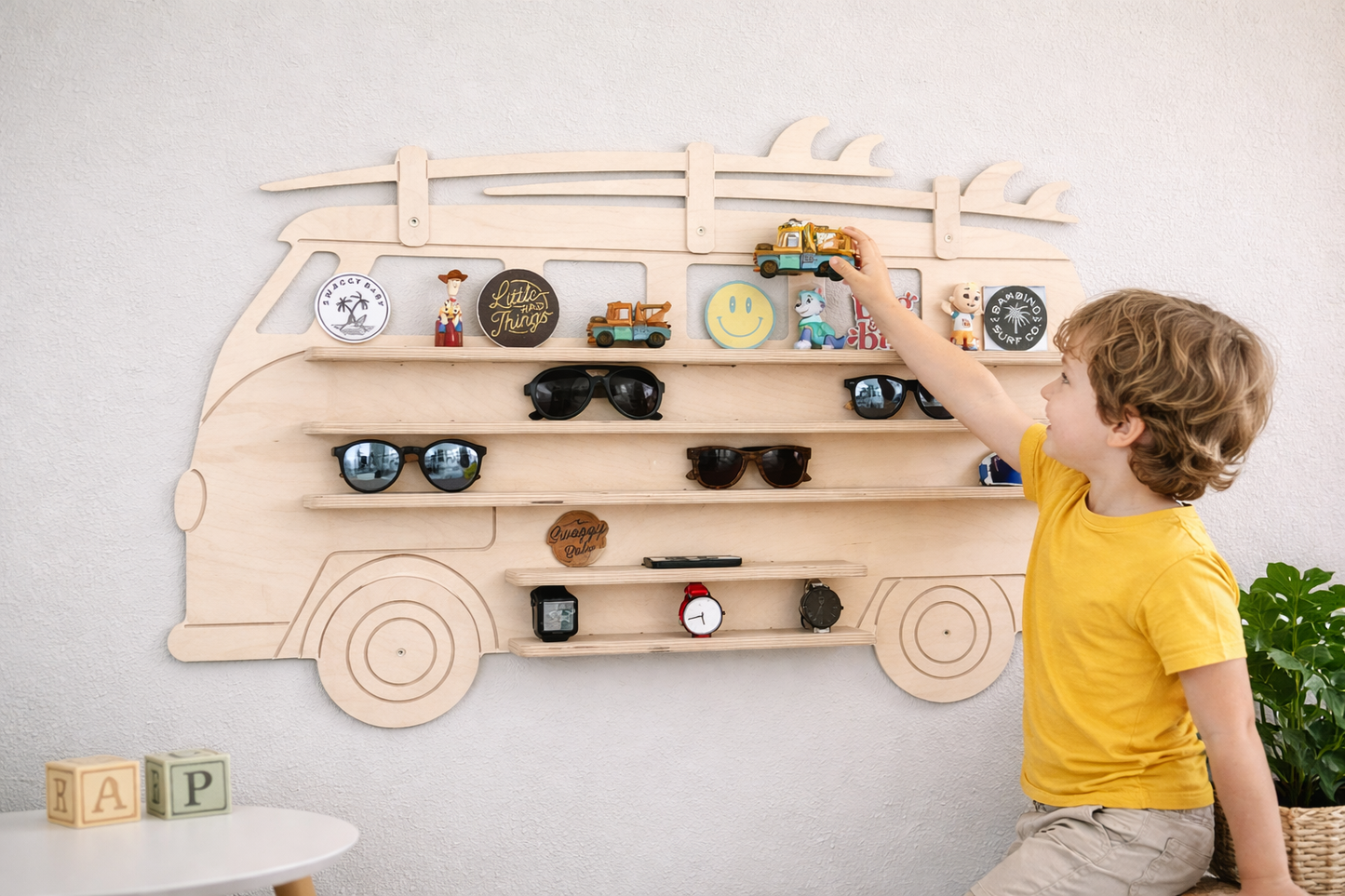 SURFSUP- VW Inspired Wall Shelf