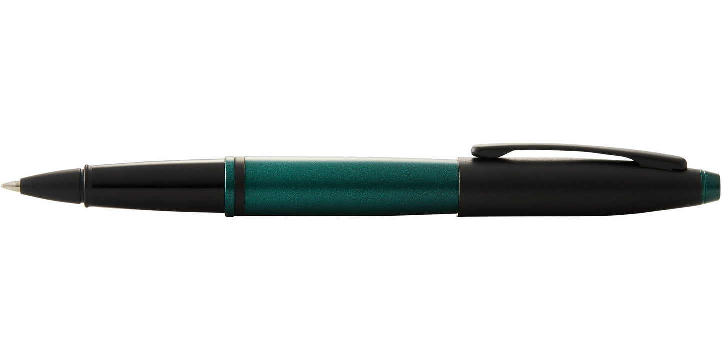 Calais™ Matte Green and Black Lacquer Rollerball Pen