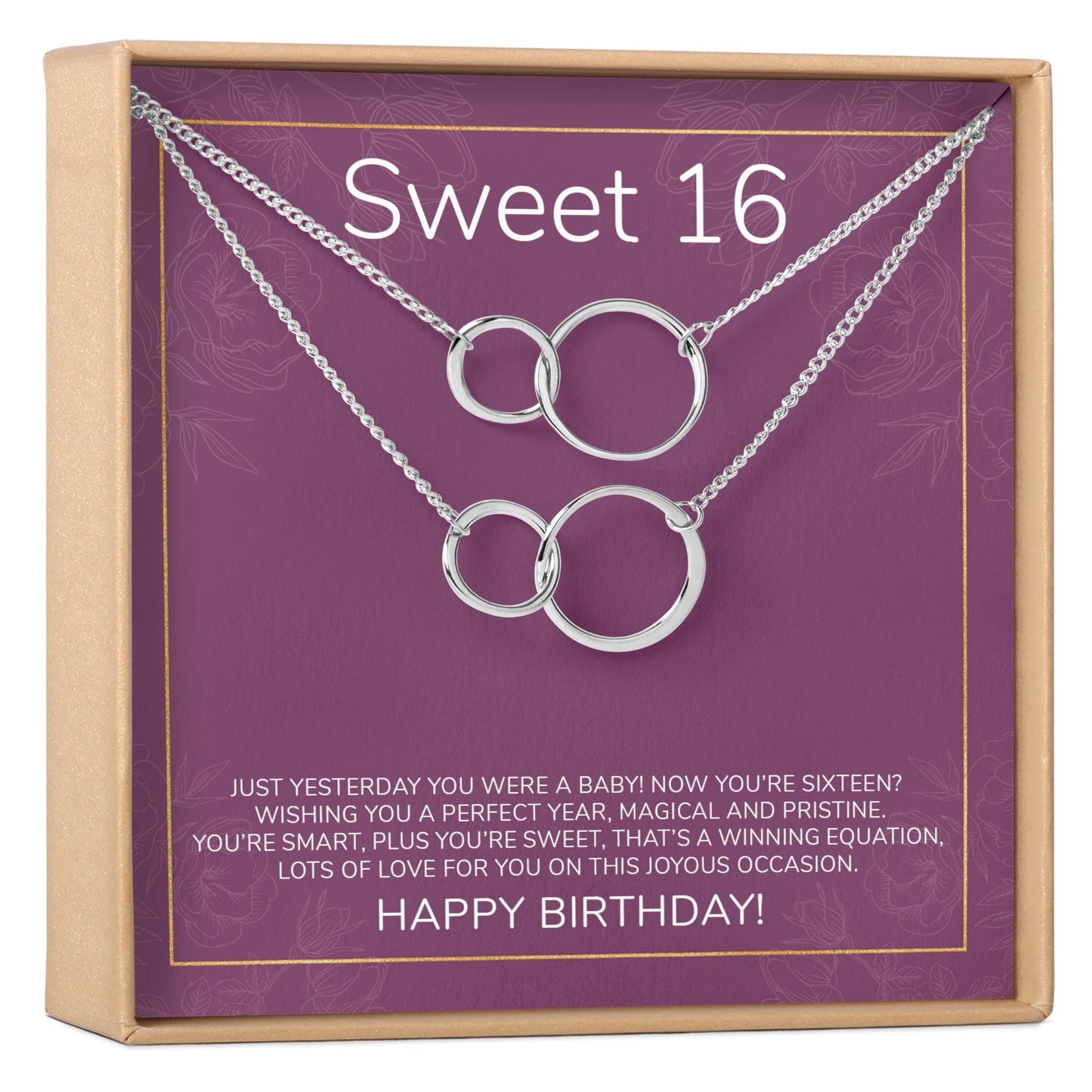 Sweet 16 Necklace, Multiple Styles