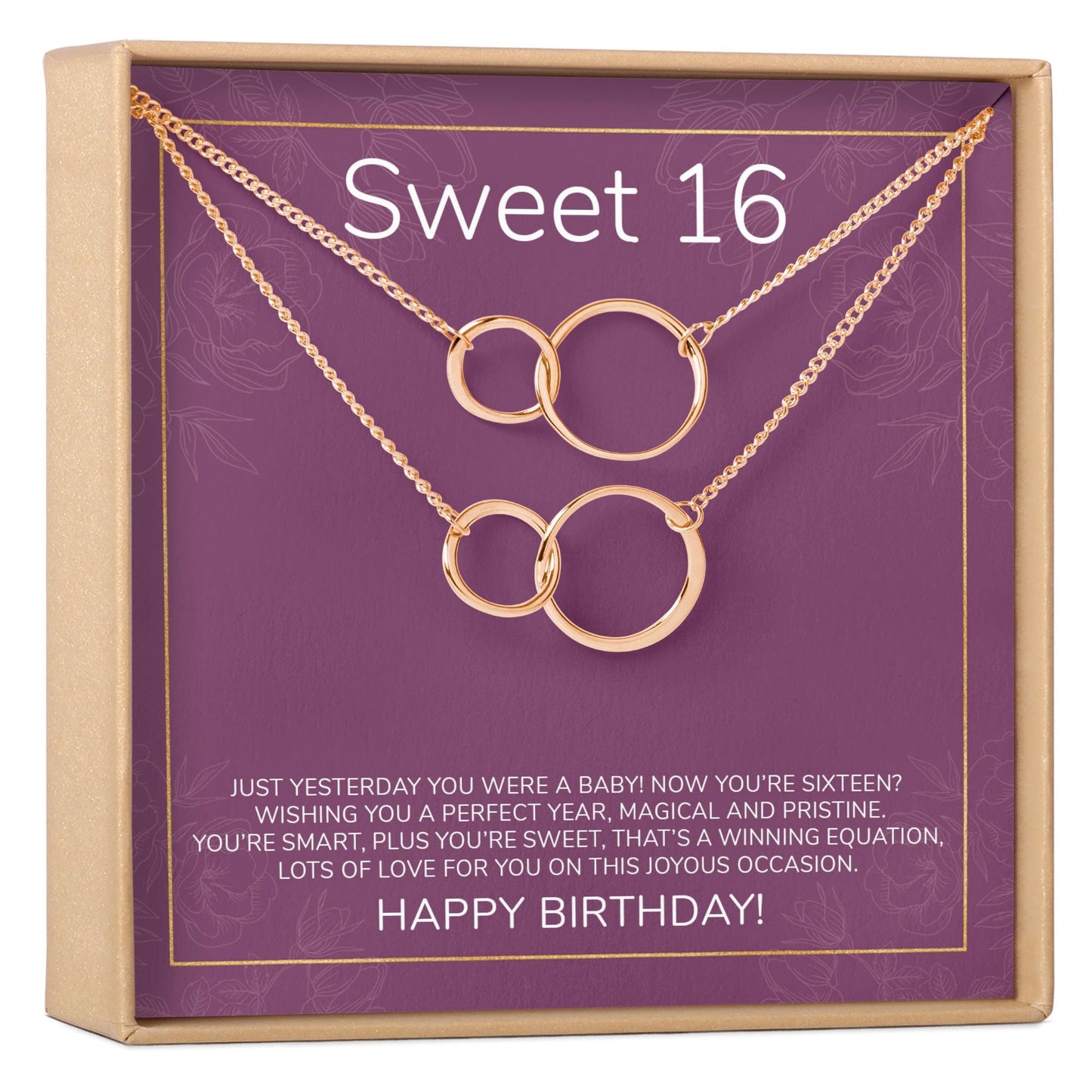Sweet 16 Necklace, Multiple Styles